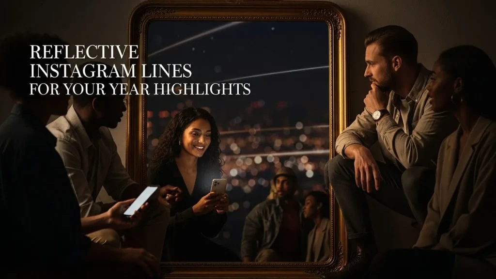 Reflective Instagram Lines for Your Year Highlights