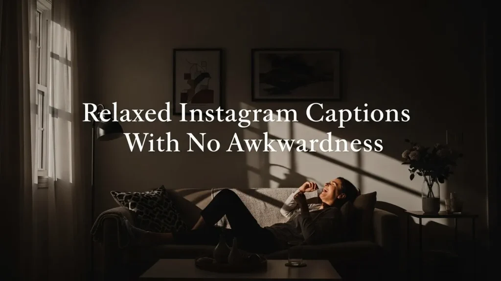 Relaxed Instagram Captions With No Awkwardness