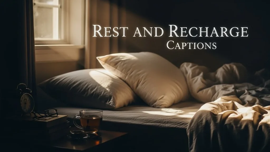 Rest and Recharge Captions