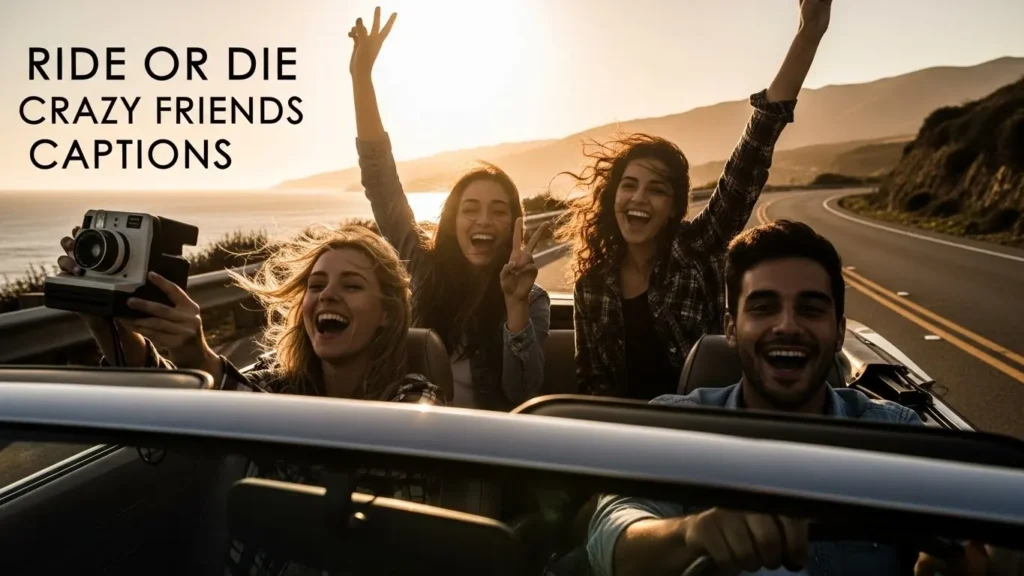 Ride or Die Crazy Friends Captions