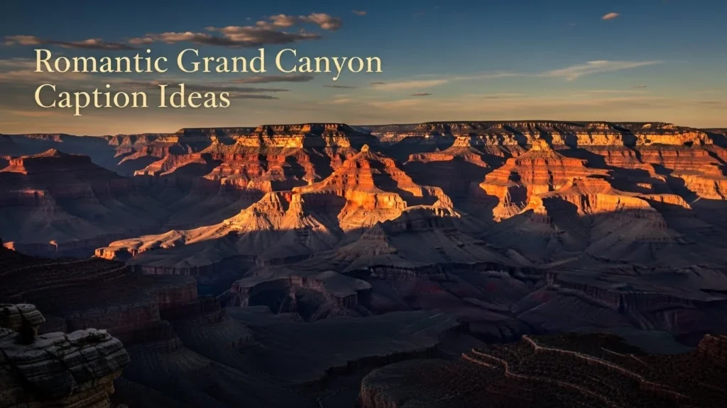 Romantic Grand Canyon Caption Ideas