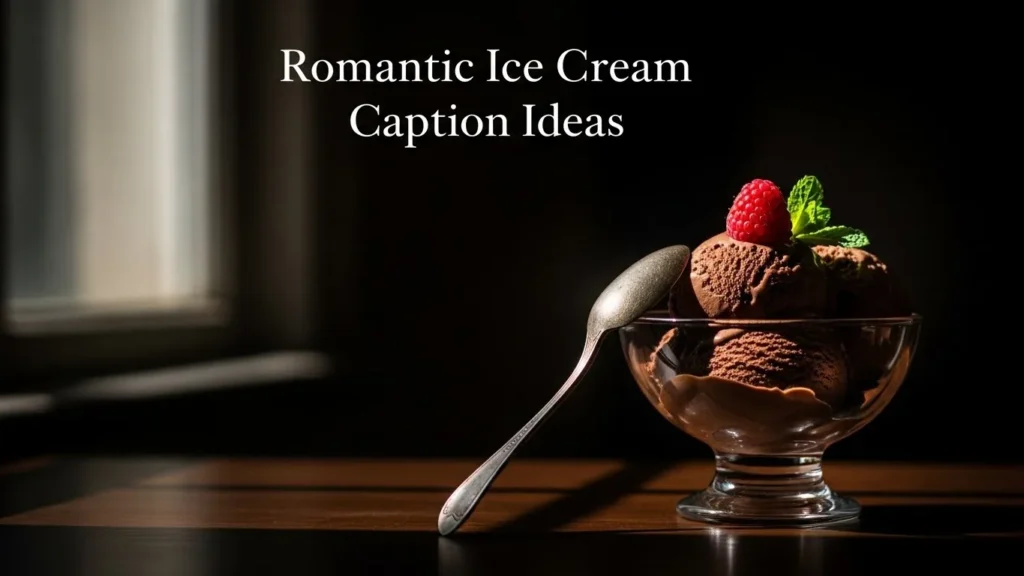 Romantic Ice Cream Caption Ideas