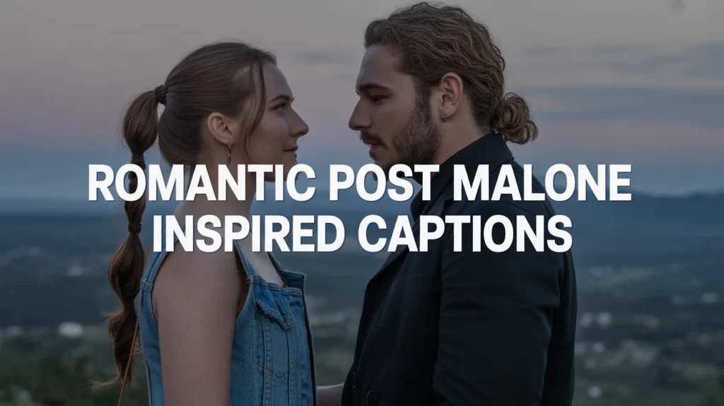 Romantic Post Malone Inspired Captions