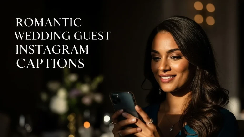Romantic Wedding Guest Instagram Captions