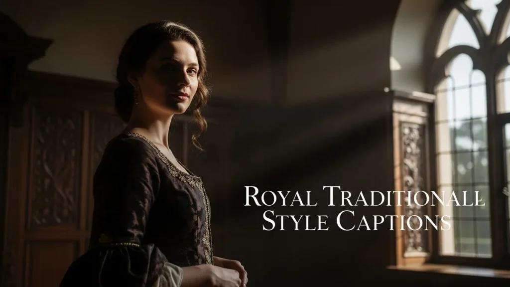 Royal Traditional Style Captions
