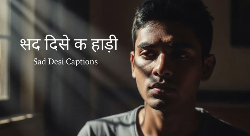 Sad Desi Captions in Hindi