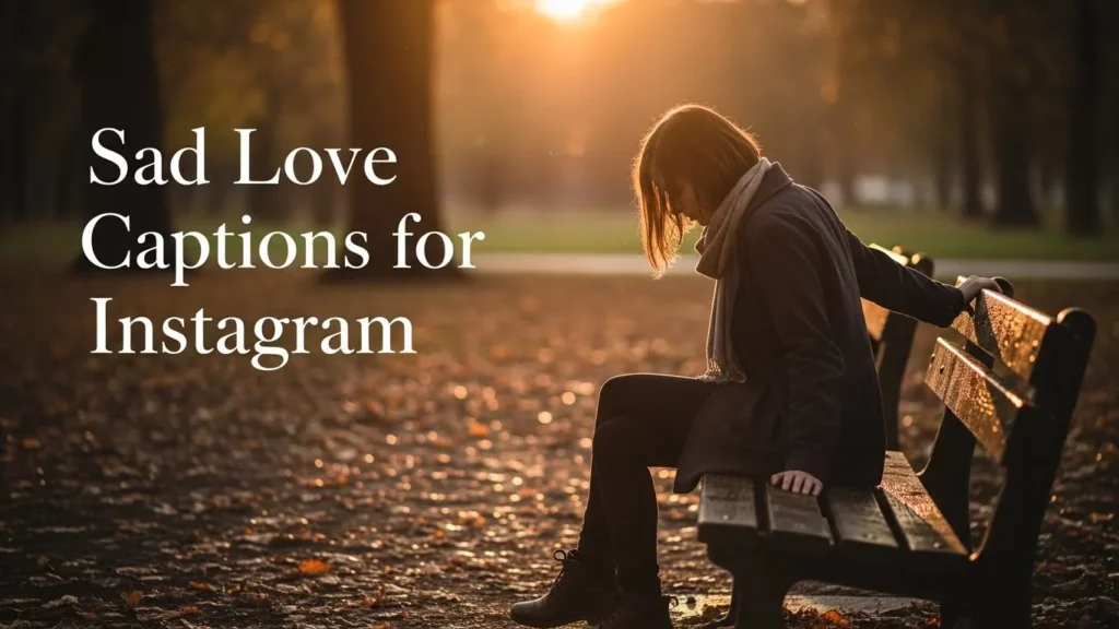 Sad Love Captions for Instagram