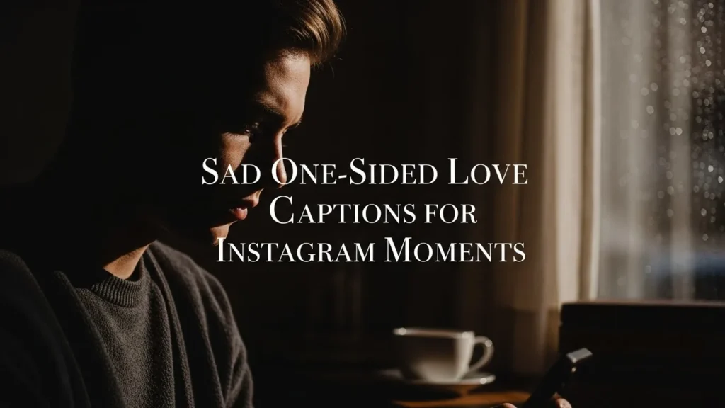 Sad One-Sided Love Captions for Instagram Moments