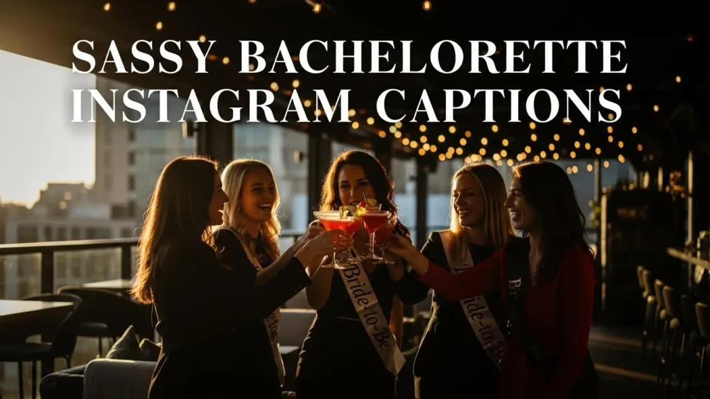 Sassy bachelorette Instagram captions