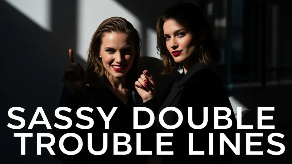 Sassy Double Trouble Lines
