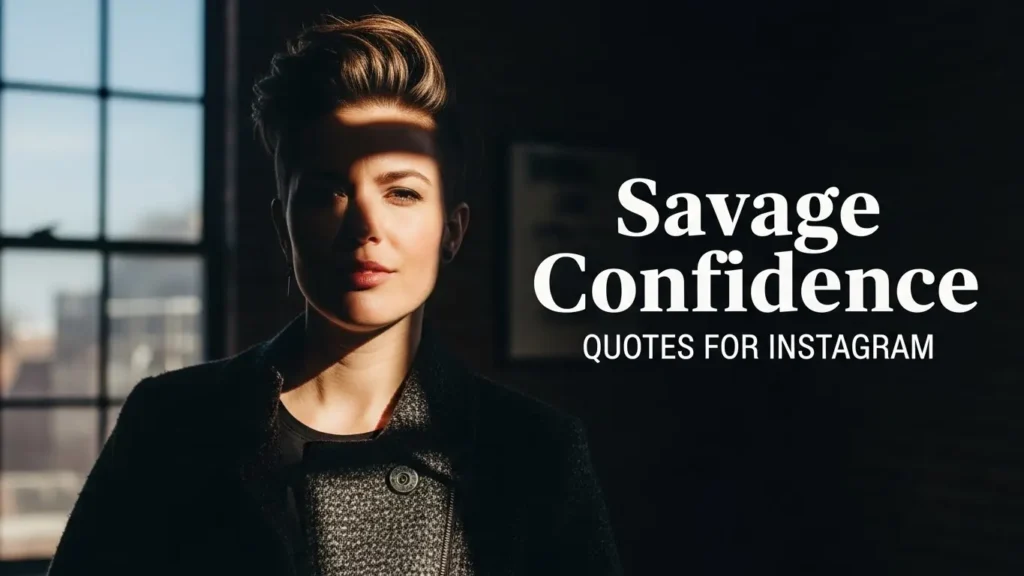 Savage Confidence Quotes for Instagram