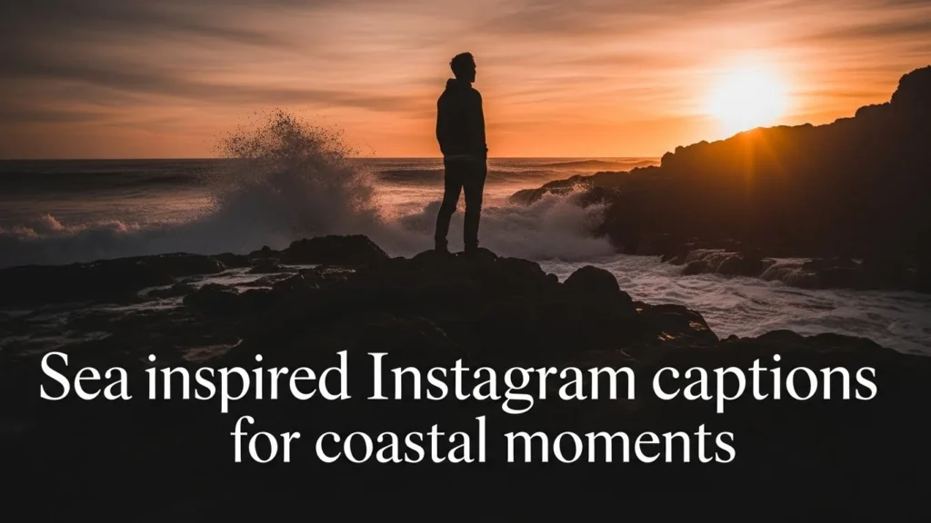 Sea inspired Instagram captions for coastal moments