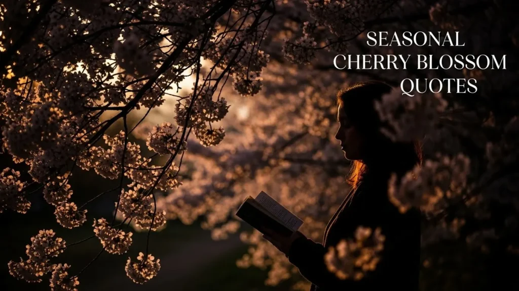 Seasonal Cherry Blossom Quotes