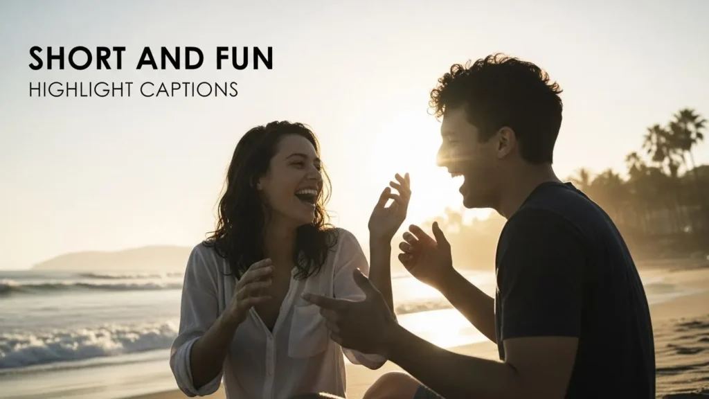 Short and Fun Highlight Captions