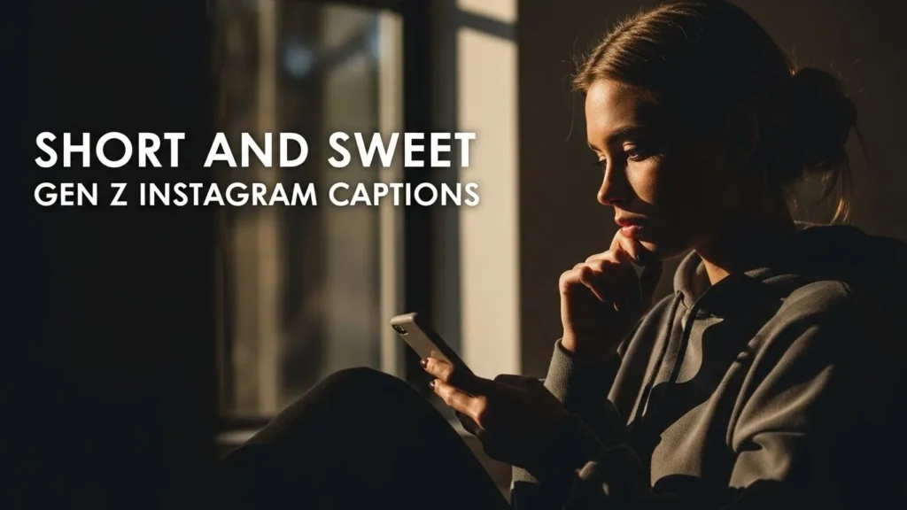 Short and Sweet Gen Z Instagram Captions