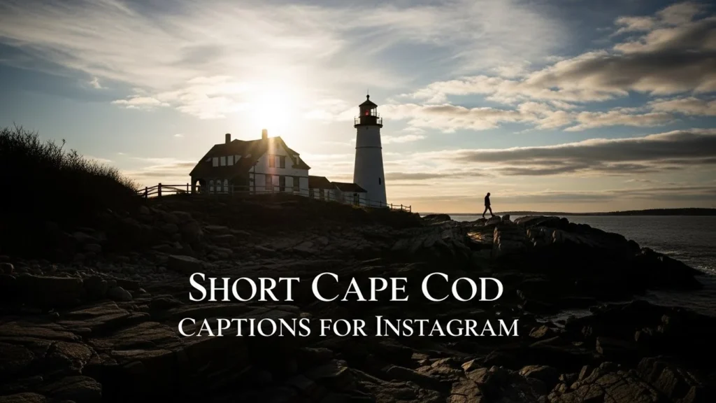 Short Cape Cod captions for Instagram