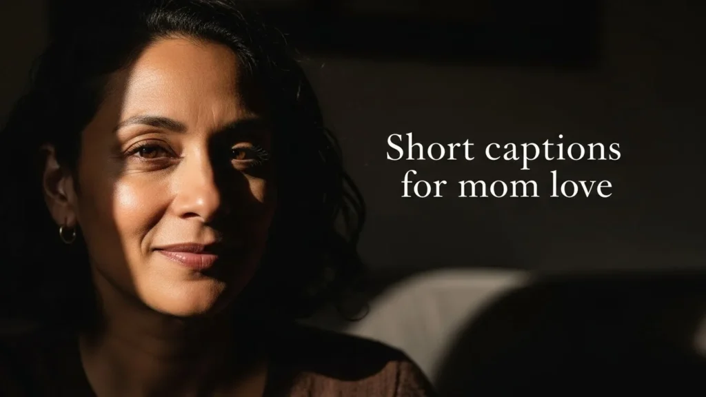 Short captions for mom love