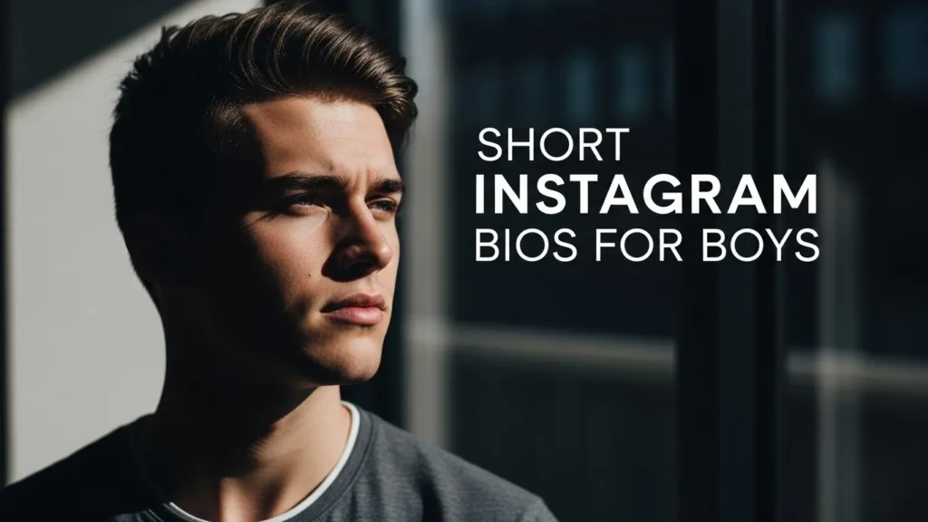 Short Instagram Bios for Boys