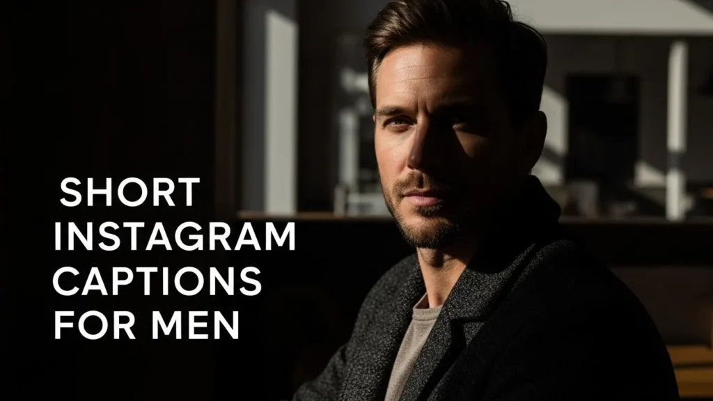 Short Instagram Captions for Men