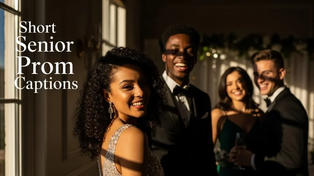 Short Senior Prom Captions