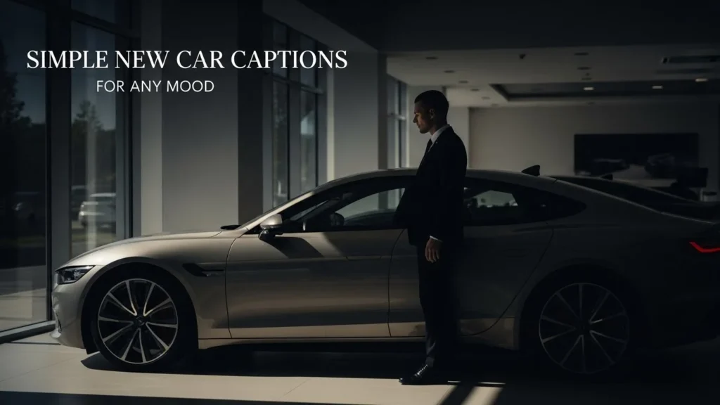 Simple New Car Captions for Any Mood