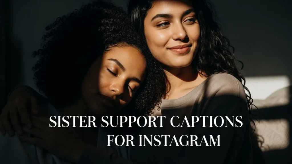 Sister Support Captions for Instagram