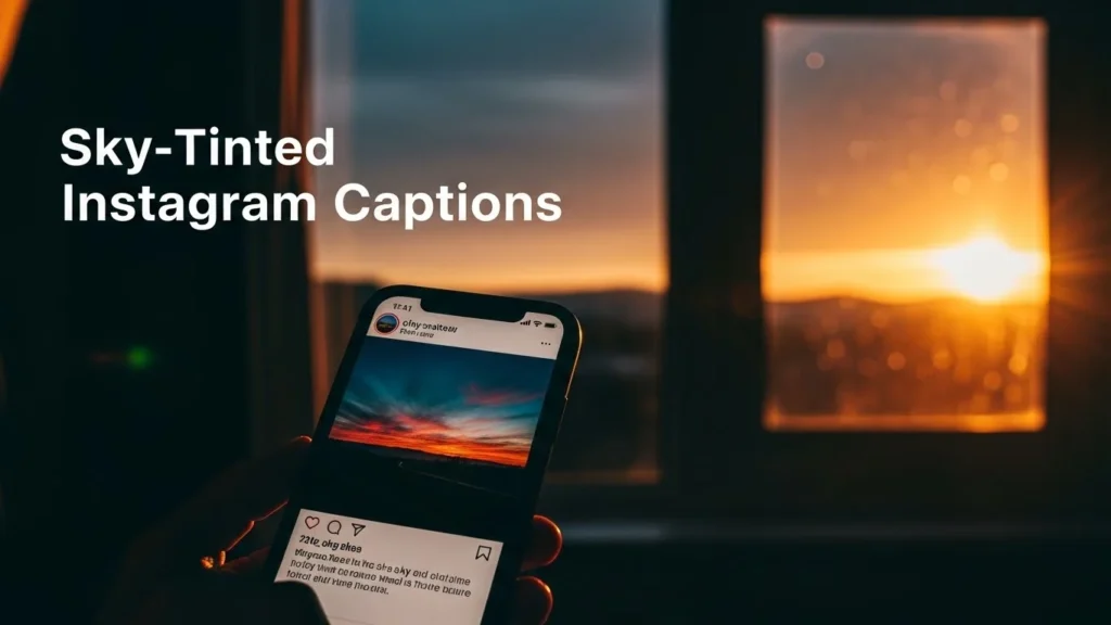 Sky-Tinted Instagram Captions