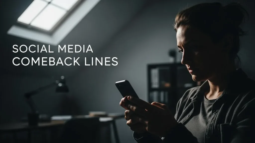 Social Media Comeback Lines