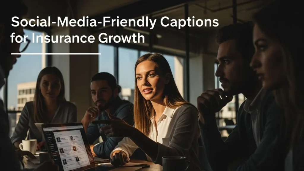 Social-Media-Friendly Captions for Insurance Growth