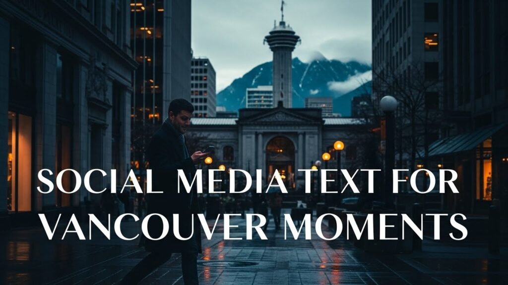 Social Media Text for Vancouver Moments