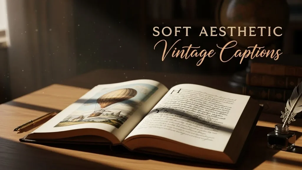 Soft Aesthetic Vintage Captions
