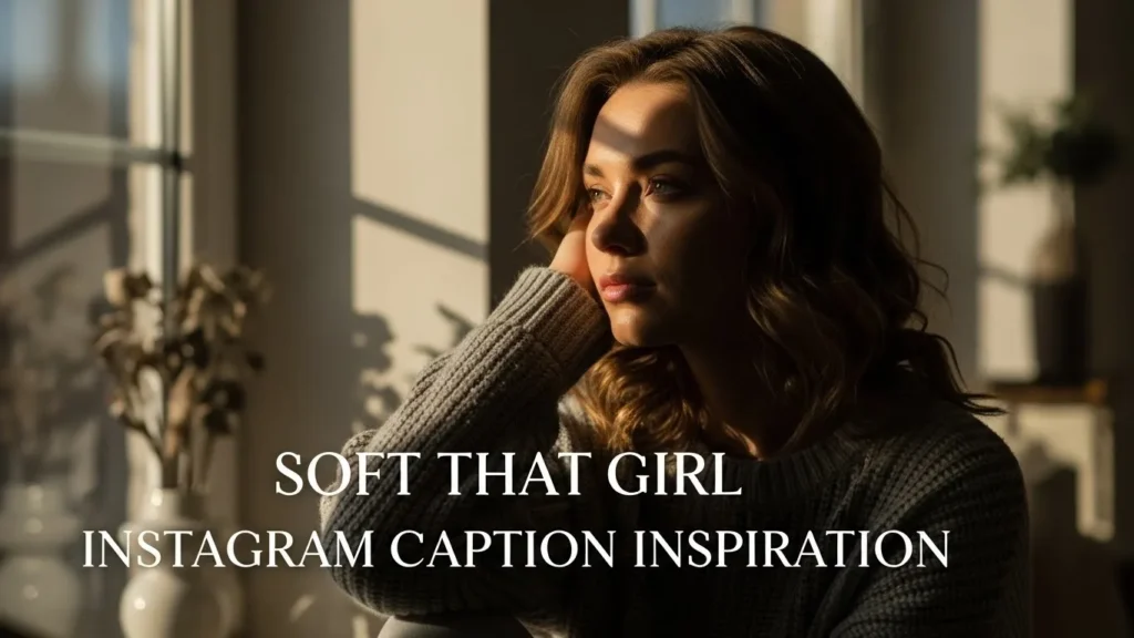 Soft That Girl Instagram Caption Inspiration