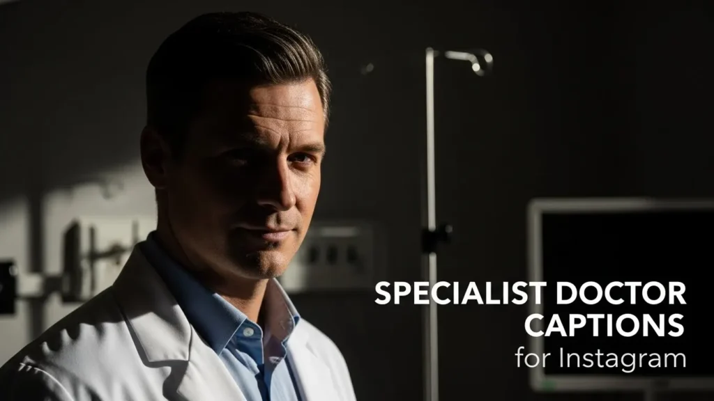 Specialist Doctor Captions for Instagram