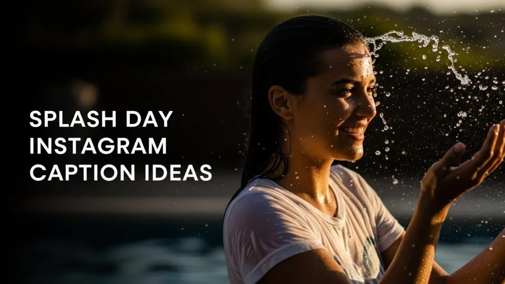 Splash Day Instagram Caption Ideas