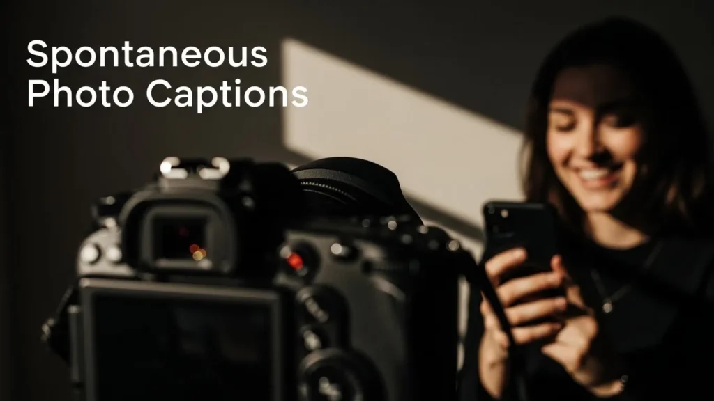 Spontaneous Photo Captions