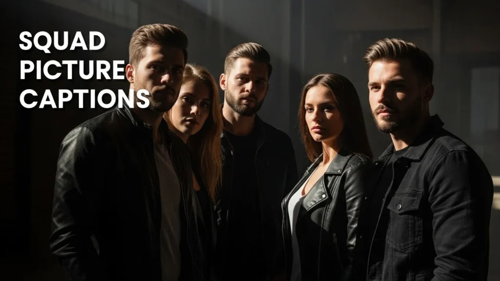 Squad Picture Captions