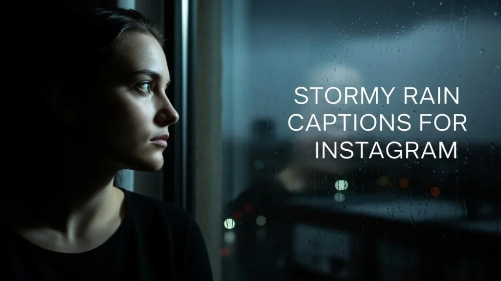 Stormy Rain Captions for Instagram