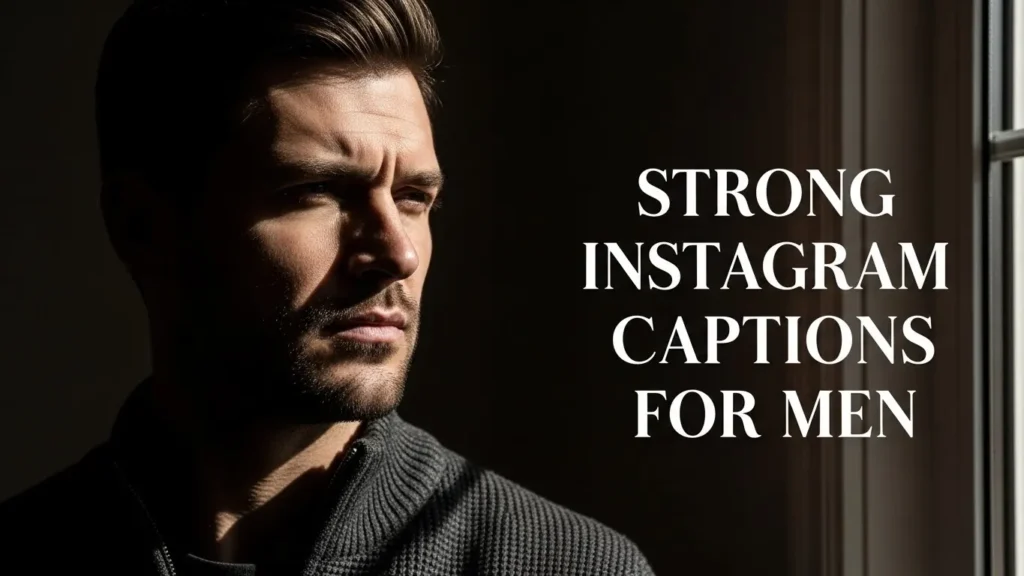 Strong Instagram Captions for Men