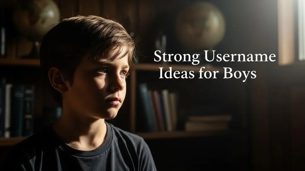Strong Username Ideas for Boys