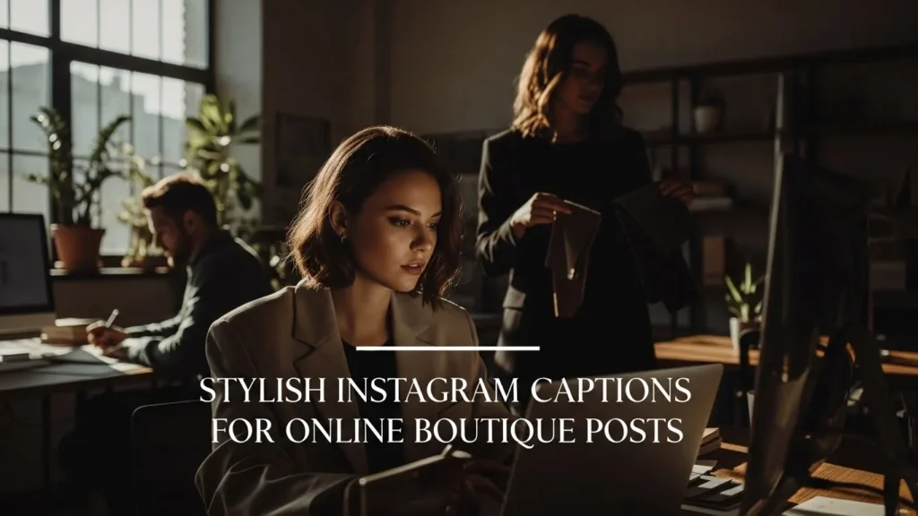 Stylish Instagram Captions for Online Boutique Posts