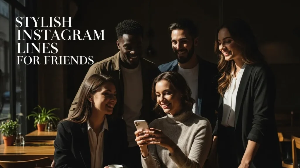 Stylish Instagram Lines for Friends