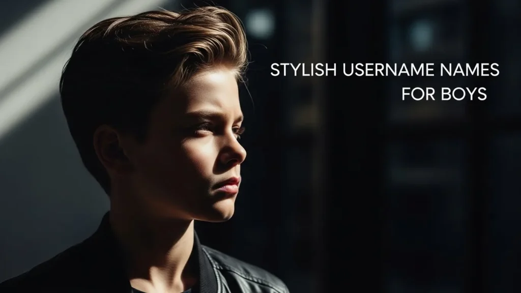 Stylish Username Names for Boys