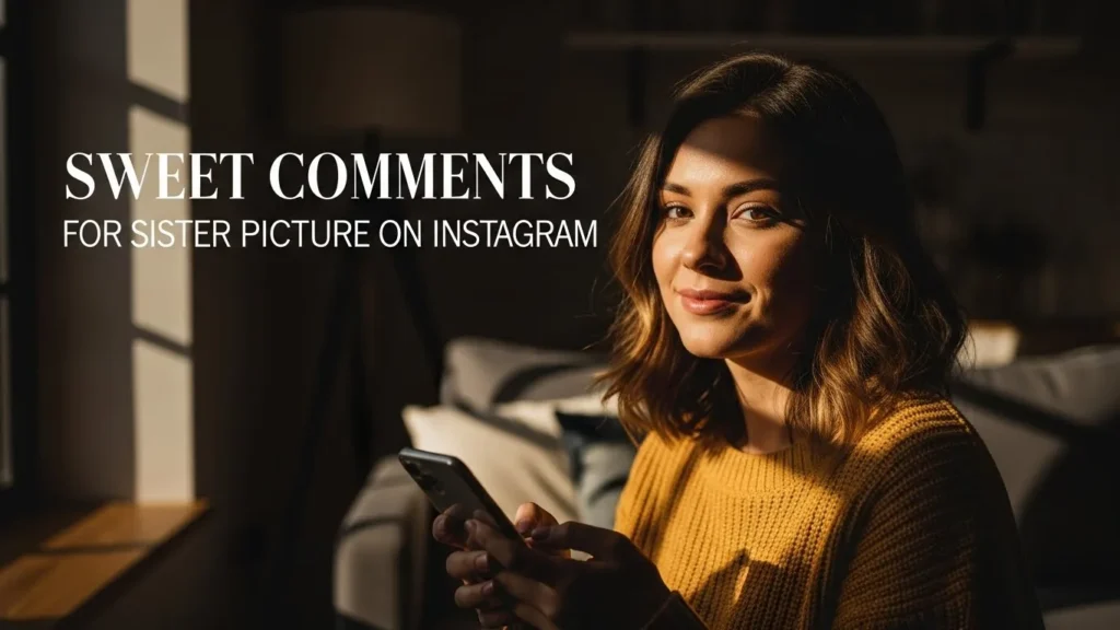 Sweet Comments for Sister Picture on Instagram