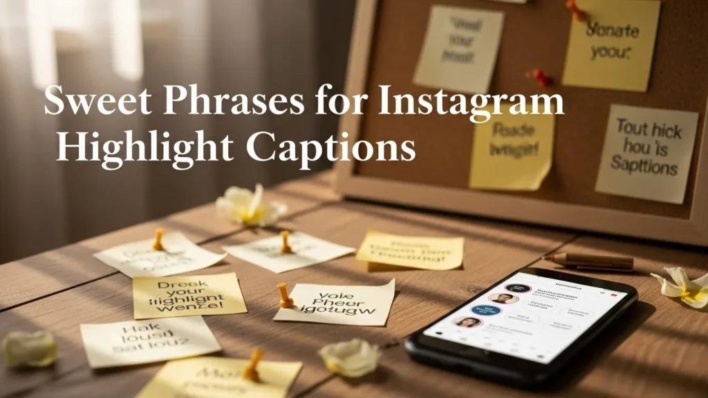 Sweet Phrases for Instagram Highlight Captions