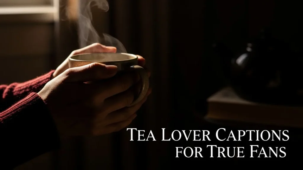 Tea Lover Captions for True Fans
