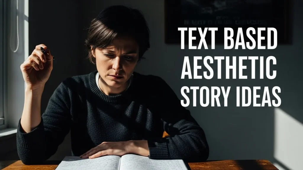 Text Based Aesthetic Story Ideas