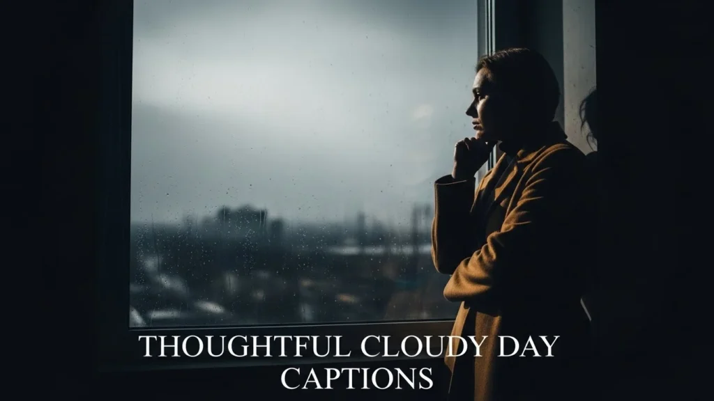 Thoughtful Cloudy Day Captions