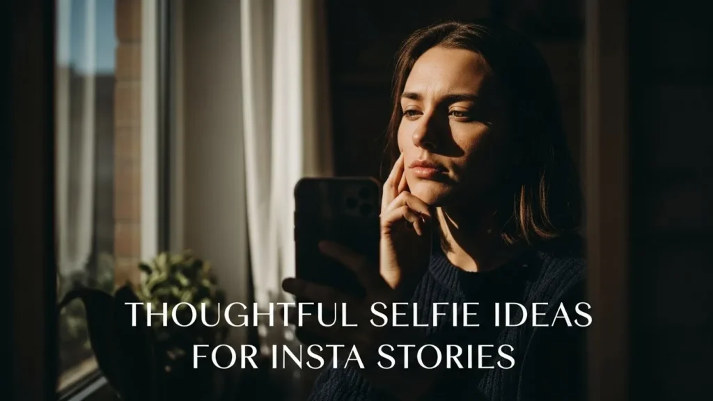Thoughtful Selfie Ideas for Insta Stories