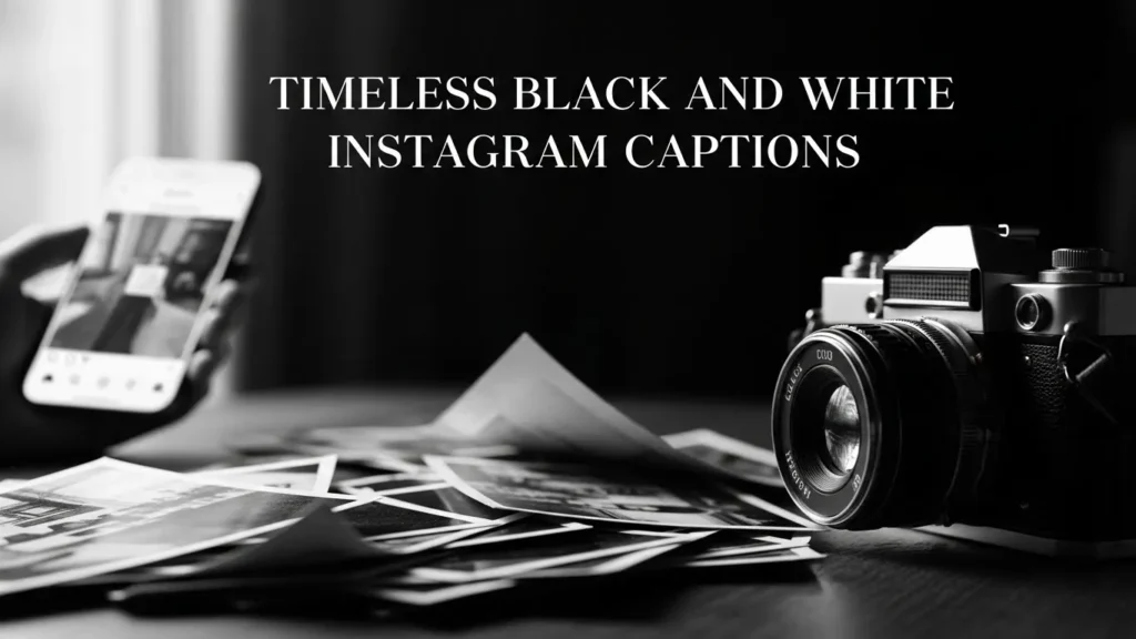 Timeless Black and White Instagram Captions