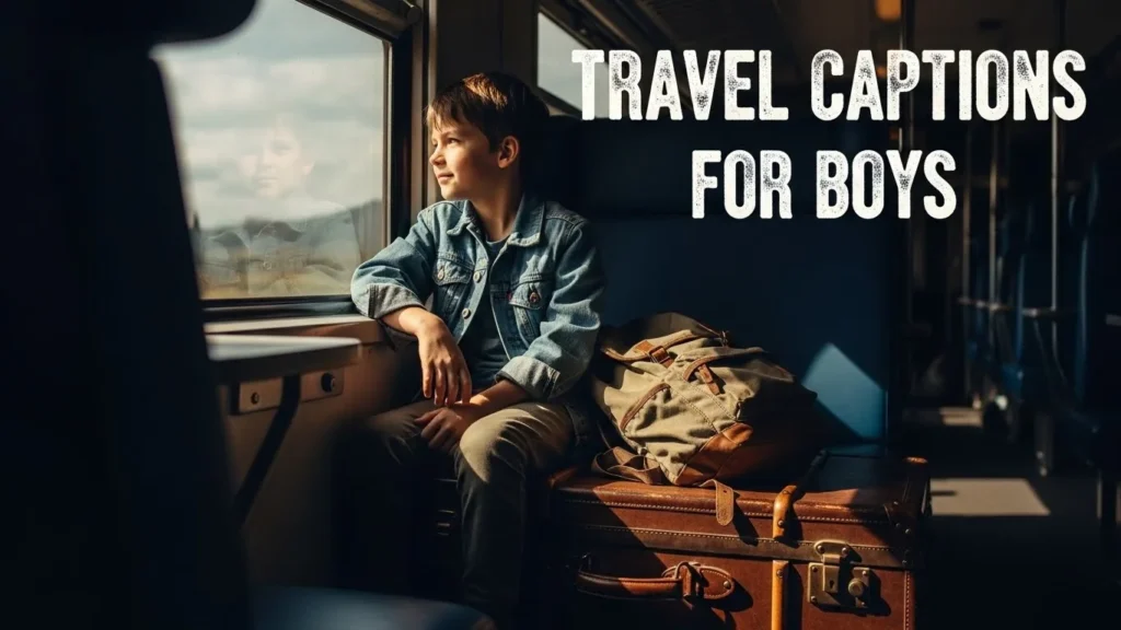 Travel Captions for Boys